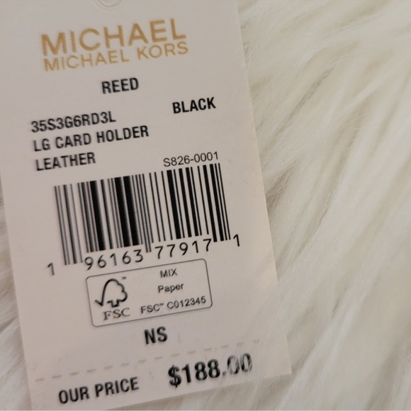 NWT Michael Kors Bags Michael Kors Reed Card Holder Case Wallet Leather - Picture 4 of 7